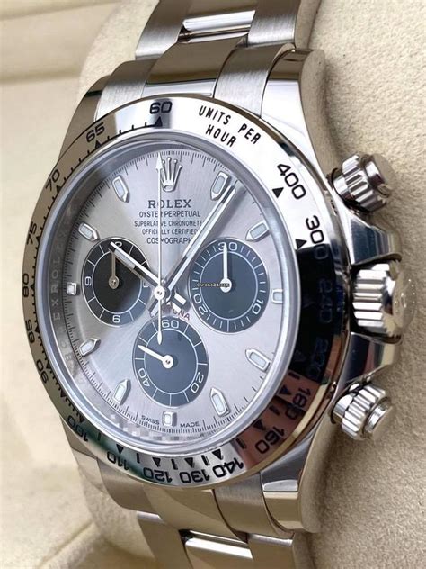 rolex daytona silver dial|Rolex daytona dial for sale.